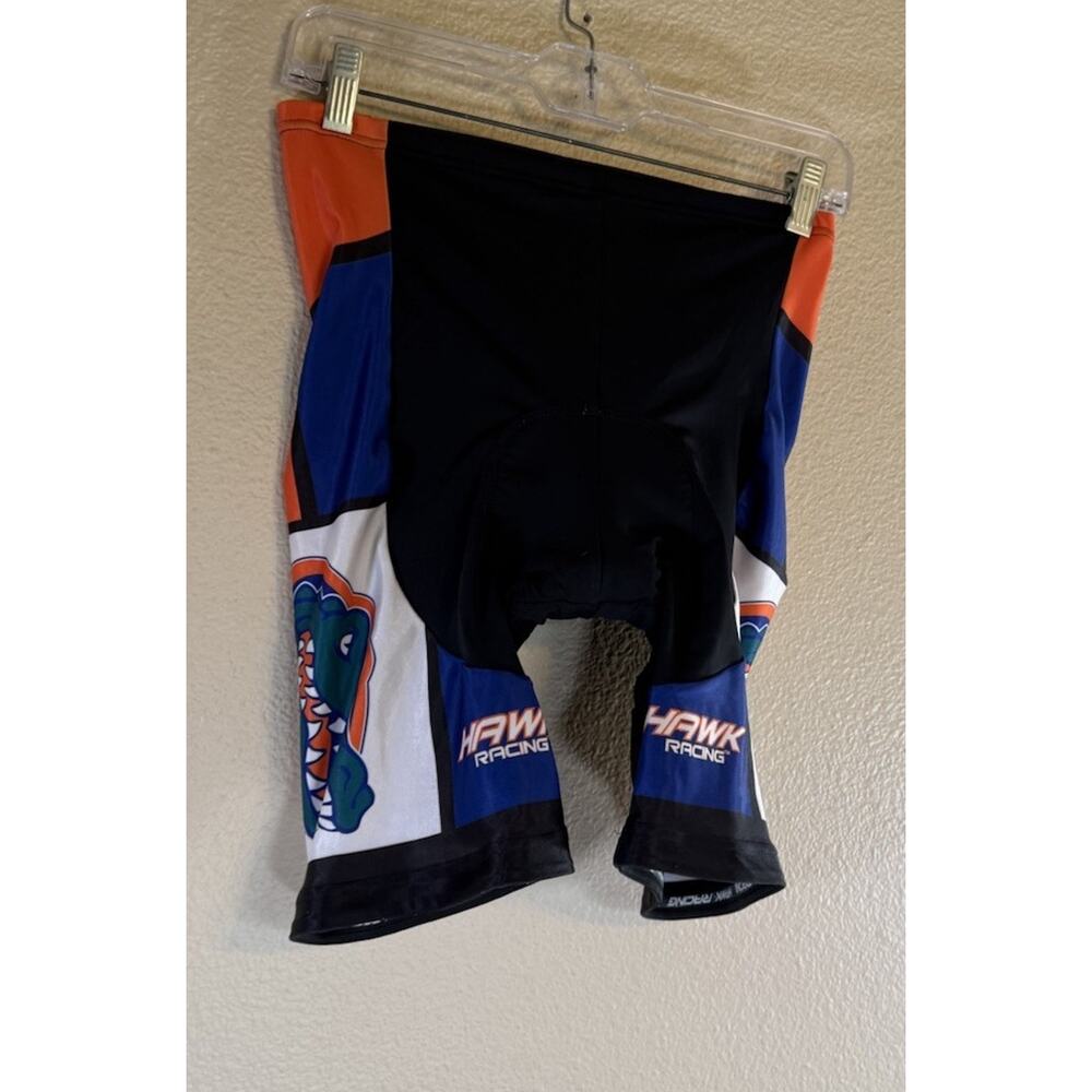 Hawk Racing GATORS Size Medium Padded Compression Cycling Shorts
